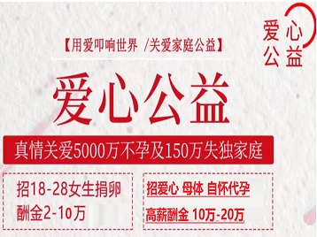 贵南捐卵助孕生子 爱心志愿者招募